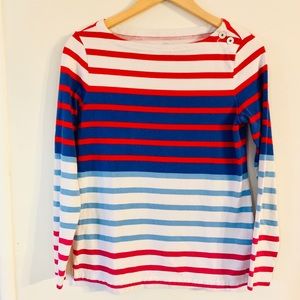 EUC Vineyard Vines Stripe Long Sleeve Top